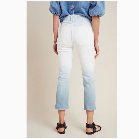 Anthropologie High-Rise Dip-Dyed Slim Jeans - Picture 3 of 6